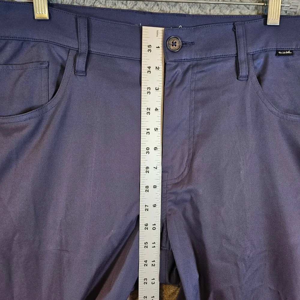 Travis‎ Mathew Open to Close Mens Navy Blue Performance Golf Pants Size 36 Solid